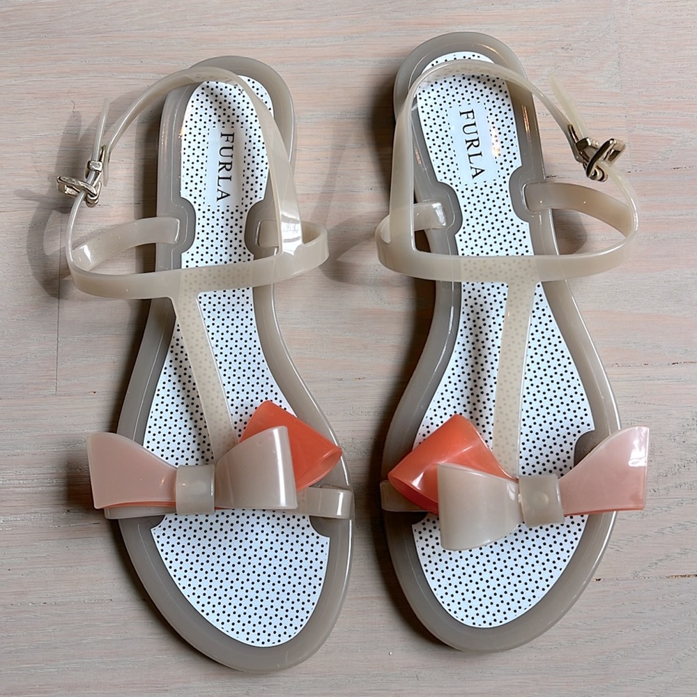 FURLA jelly sandals size EU 38 - US 8